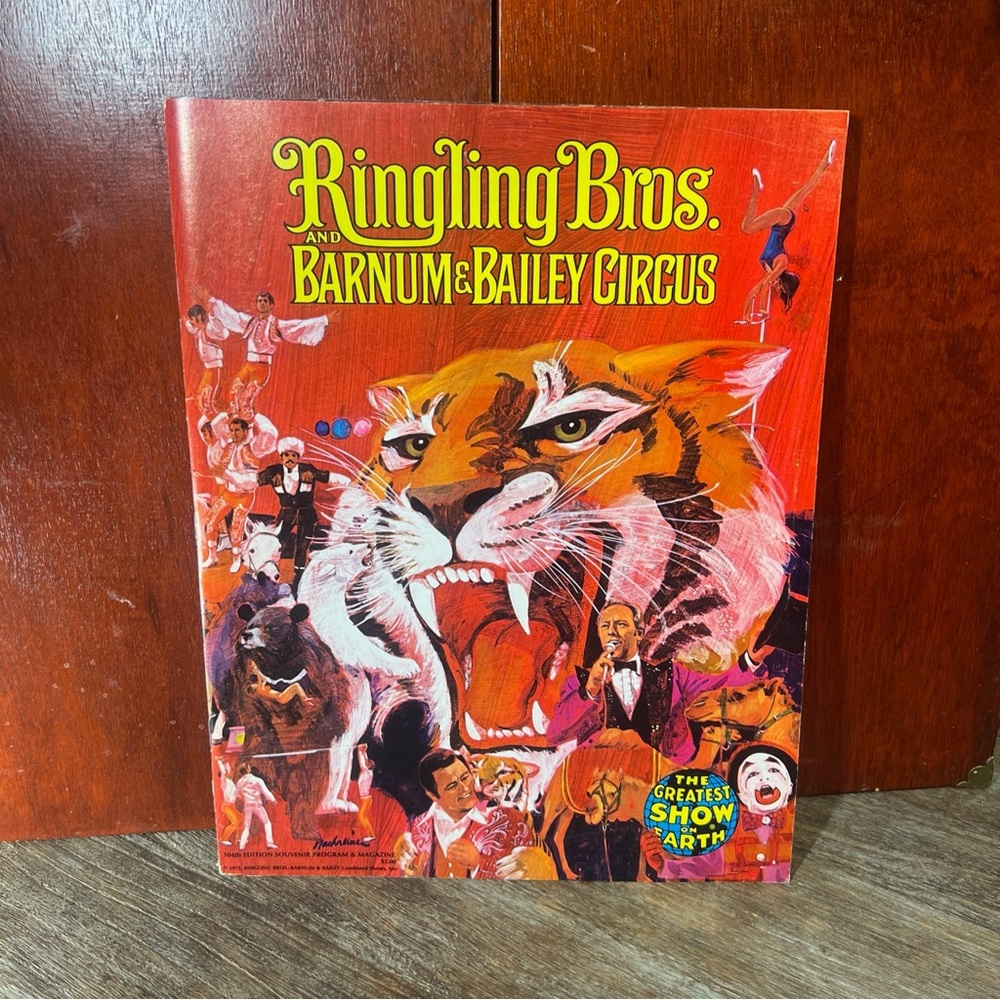 Ringling Bros. Circus Themed Notebook - Red Cover